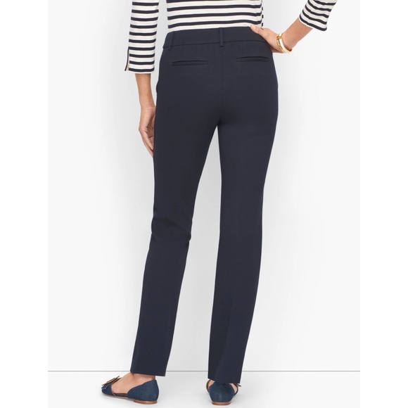 NWT: Talbots Women’s Soho Pants; Navy Blue; Size 16WP - Picture 4 of 15